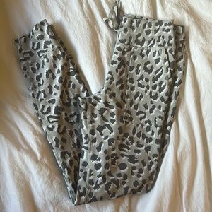 Aerie offline animal jacquard leggings size M. Worn once.  Perfect condition.